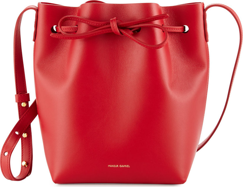 Mansur Gavriel Calf Leather Mini Bucket Bag