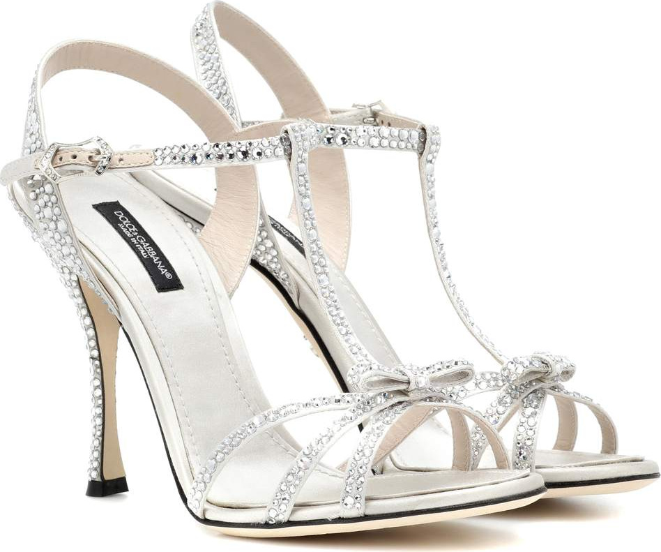 Dolce & Gabbana Crystal-embellished sandals