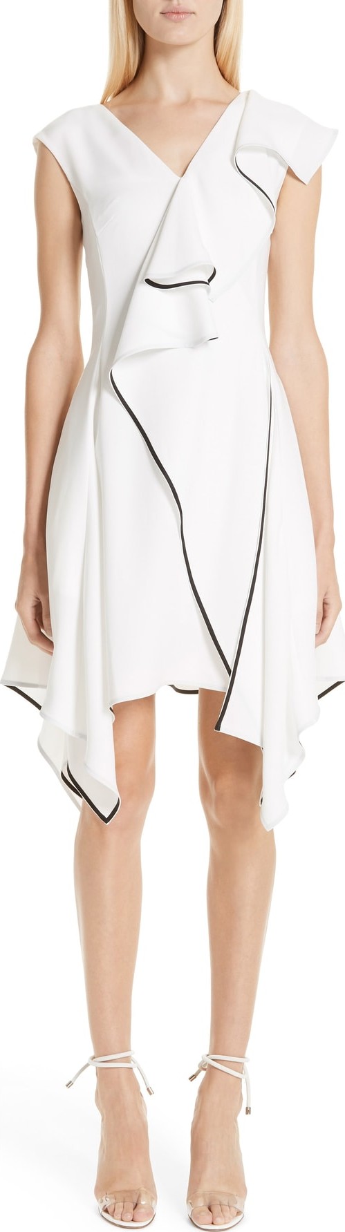 ADEAM Deconstructed Ruffle Dress