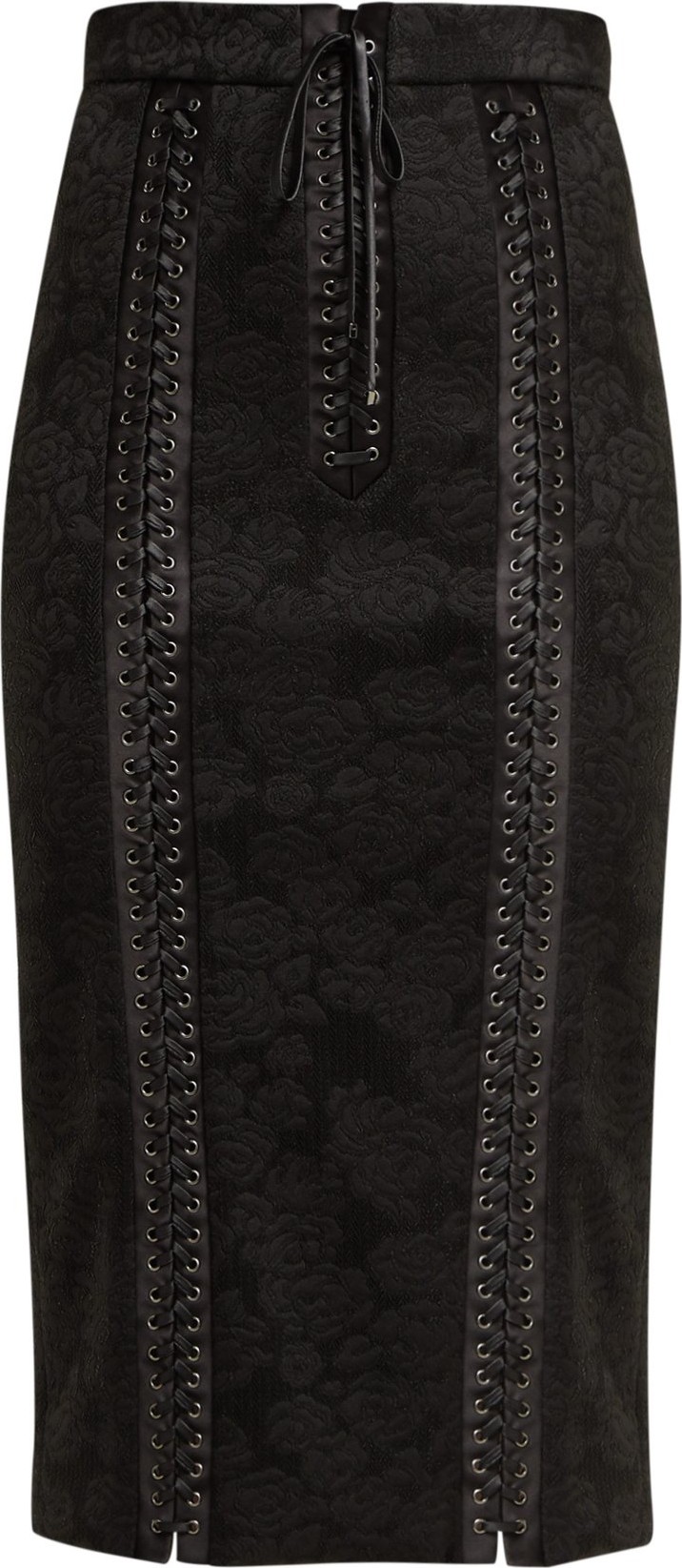 Dolce & Gabbana Jacquard floral pencil skirt