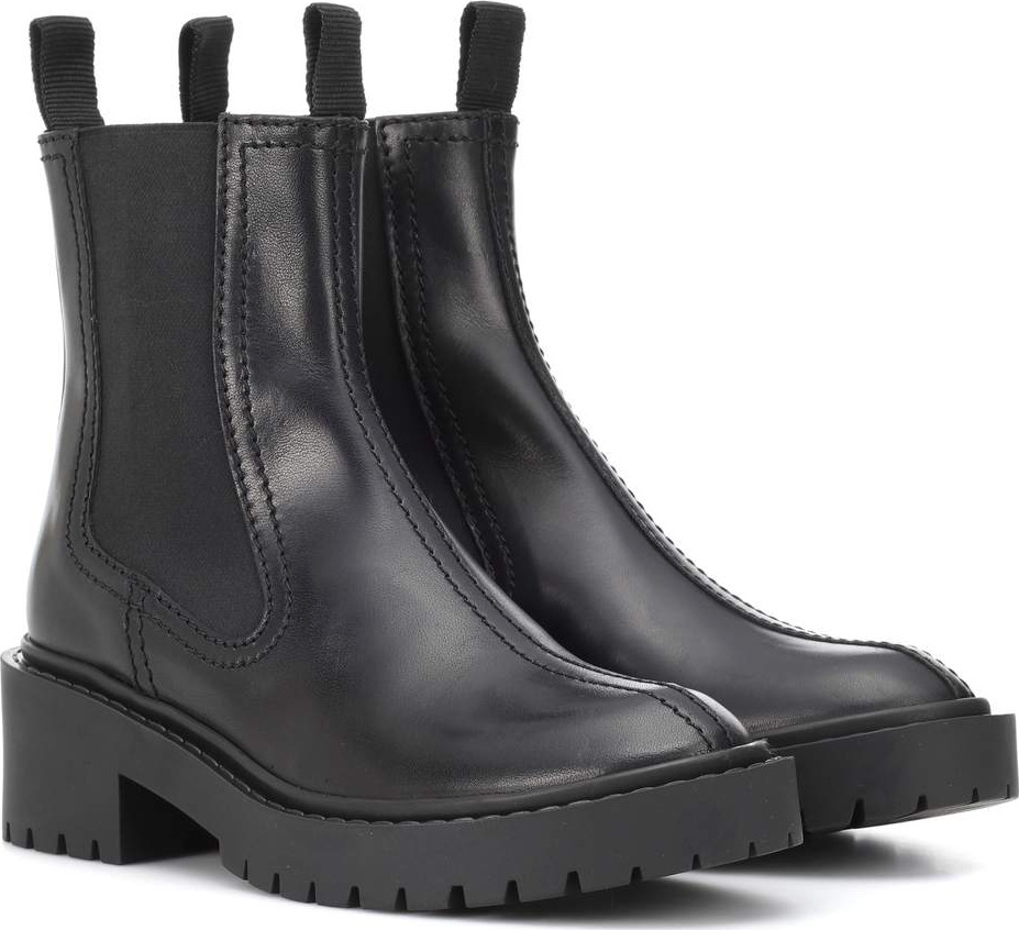 KENZO Leather Chelsea boots