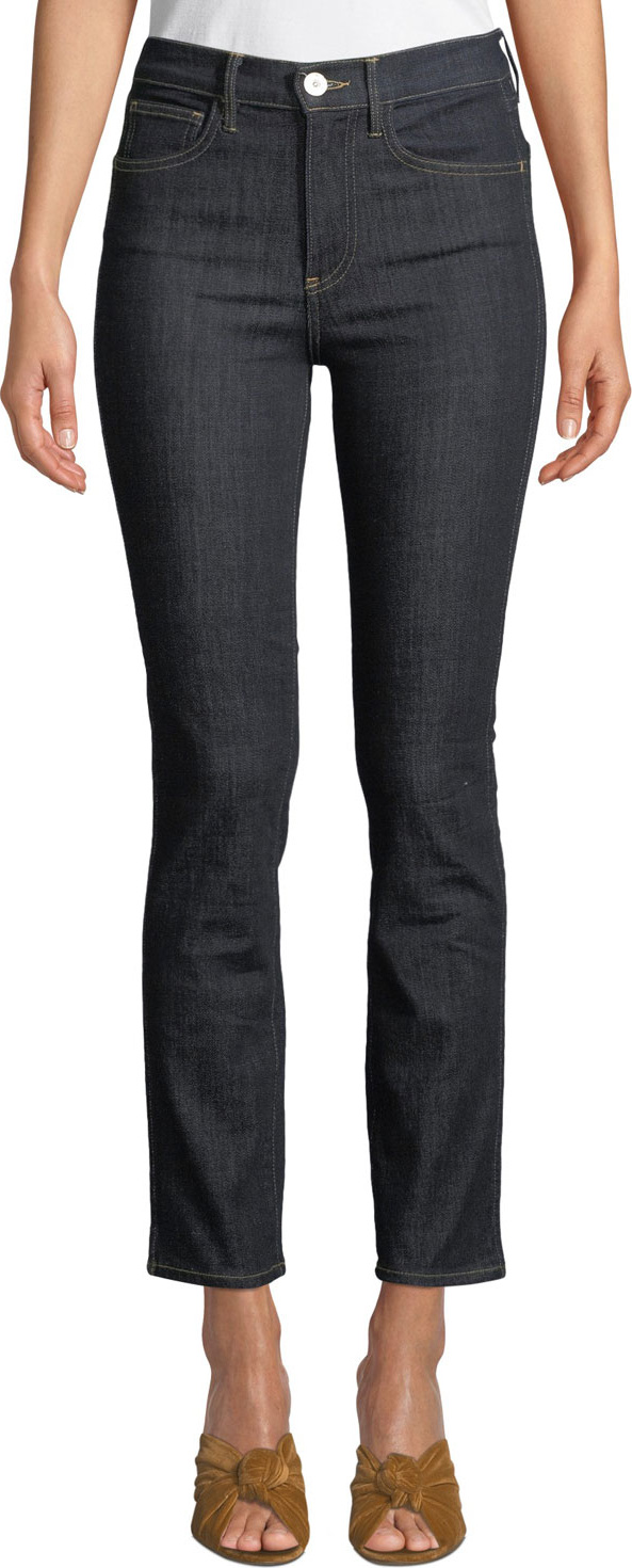3X1 Stevie Straight-Leg Ankle Jeans