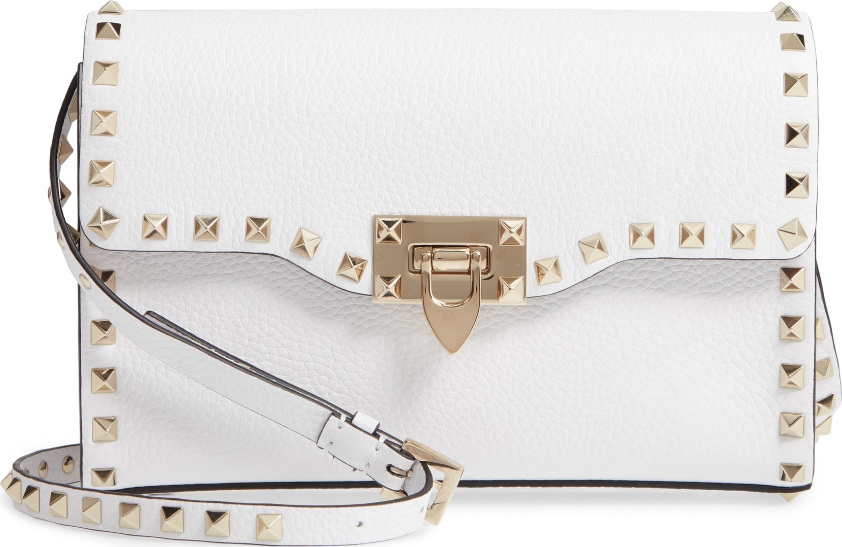 Valentino Medium Rockstud Leather Crossbody Bag