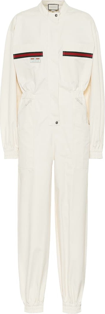 Gucci Cotton-twill jumpsuit