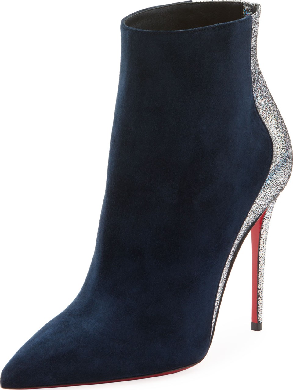 Christian Louboutin Delicotte Suede Red Sole Booties