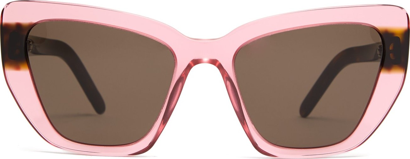Prada Winged cat-eye acetate sunglasses