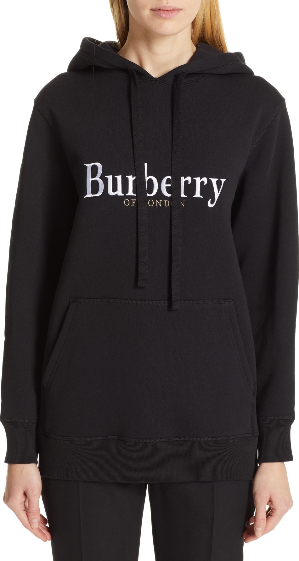 Burberry London England Pelorus Embroidered Archive Logo Hoodie