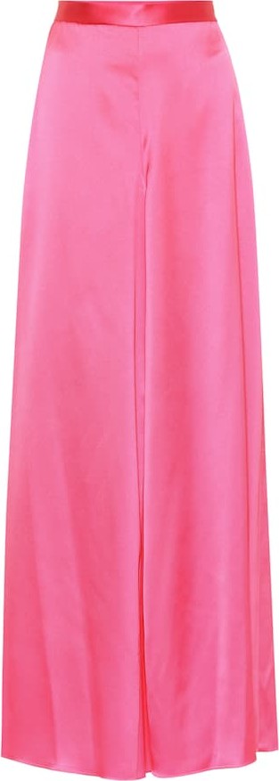 Balenciaga Wide-leg satin pants