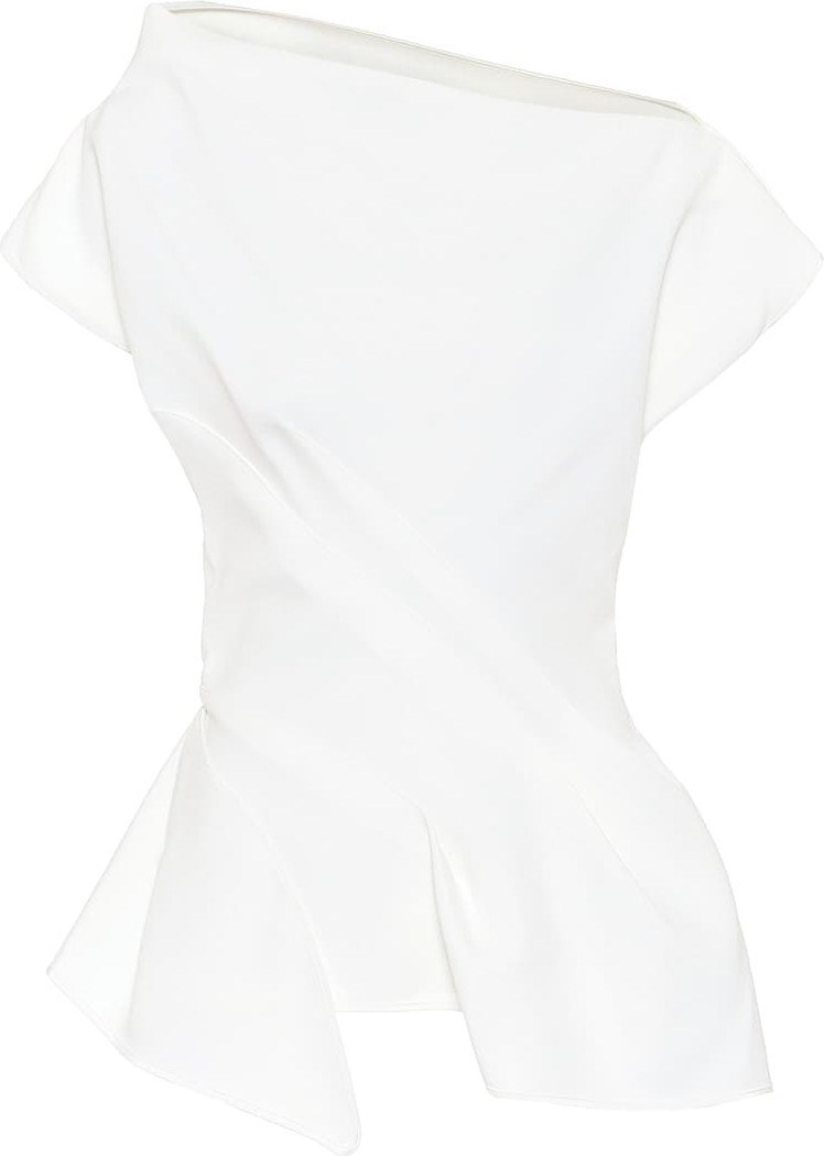 Maticevski Tentative Drape crêpe top