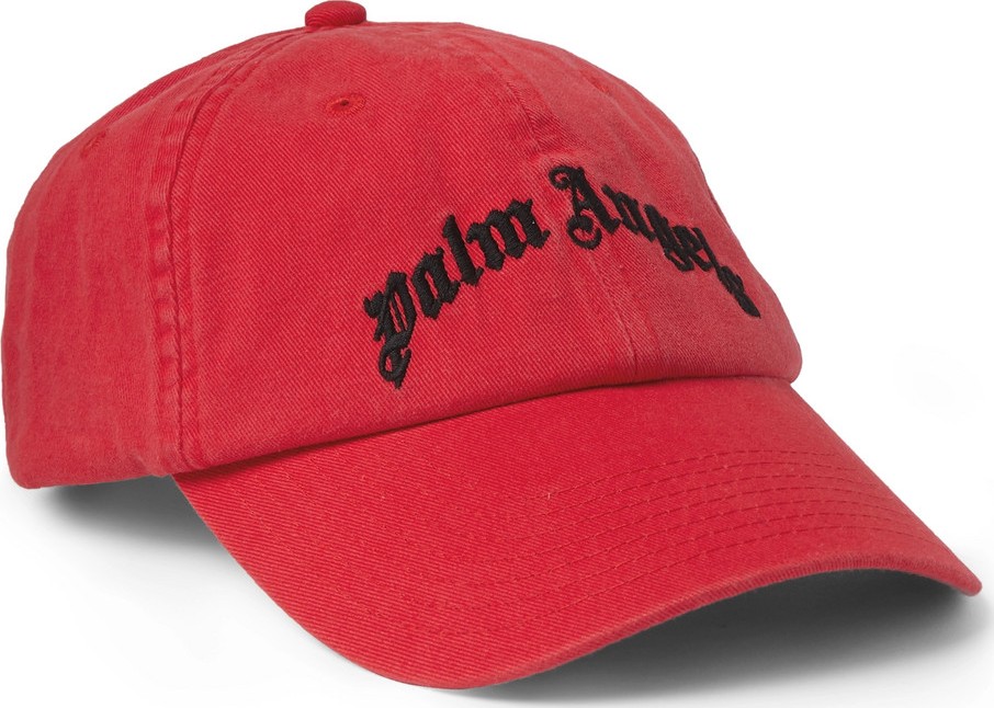 Palm Angels Logo-Embroidered Cotton-Twill Baseball Cap