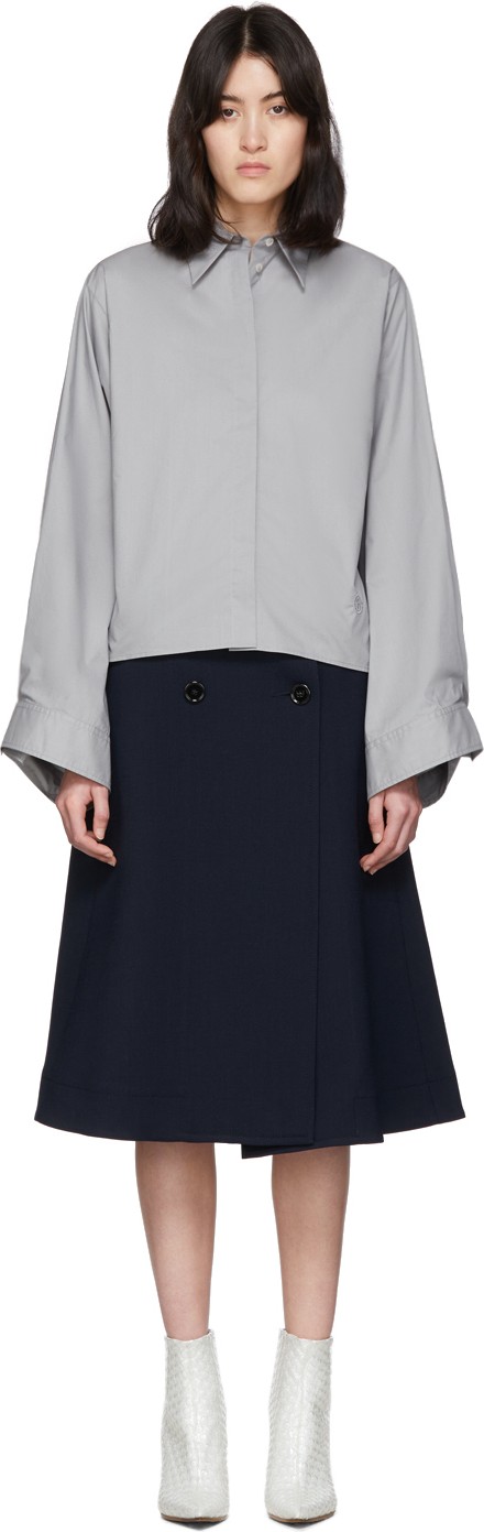 MM6 Maison Margiela Grey String Shirt