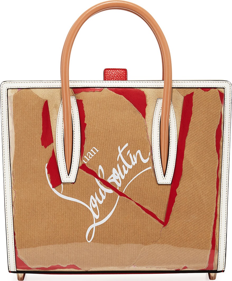 Christian Louboutin Paloma Medium Kraft Loubi Tote Bag