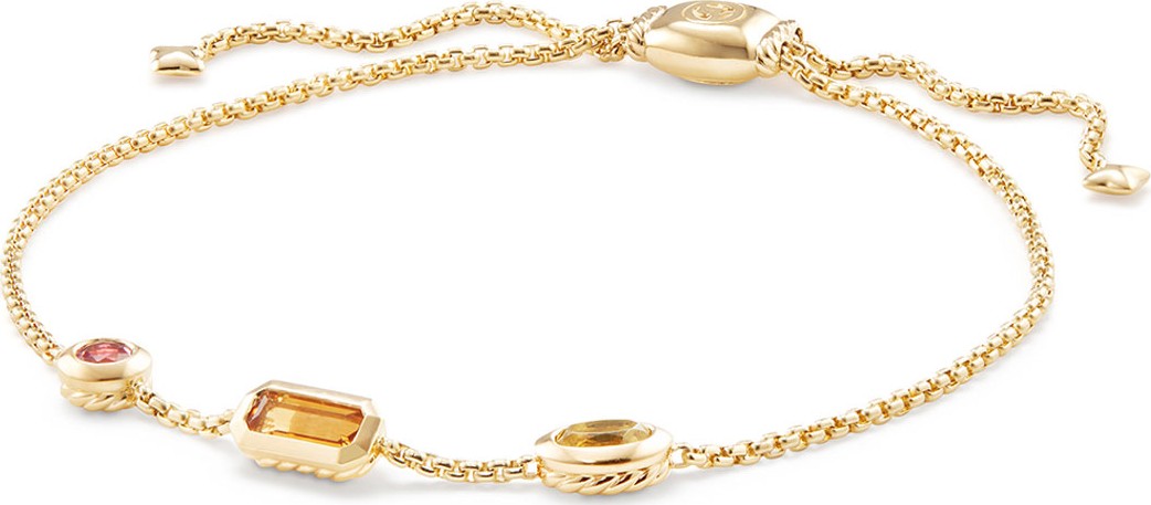 David Yurman Novella 18k Chain Bracelet, Yellow