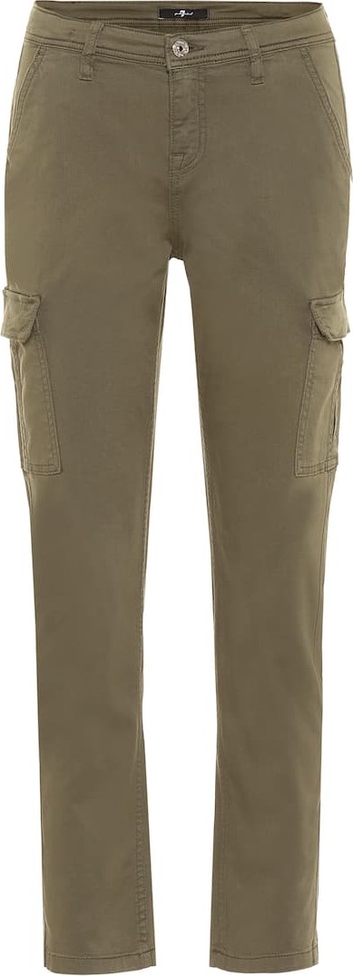 7 For All Mankind Stretch-cotton twill cargo pants