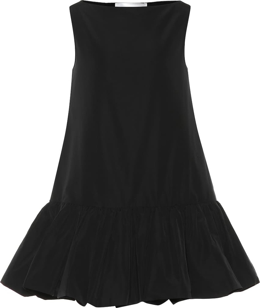 Valentino Cotton-blend faille minidress