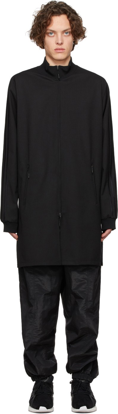 Y-3 Black Craft 3-Stripes Hooded Vest