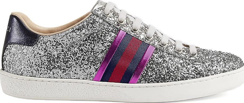 Gucci ACE GLITTER SNEAKERS