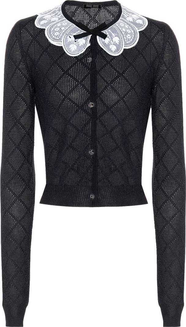 Miu Miu Cashmere and silk cardigan