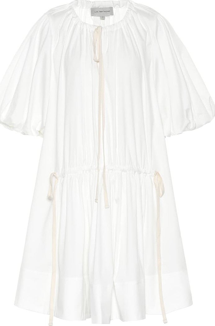 Lee Mathews Elsie cotton-blend tunic dress