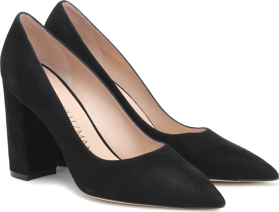 Stuart Weitzman Laney 95 suede pumps