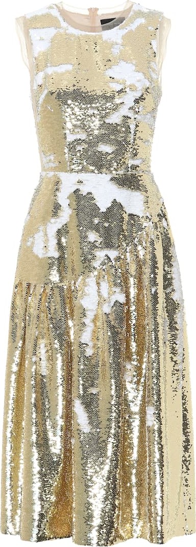 Simone Rocha Sequined midi dress