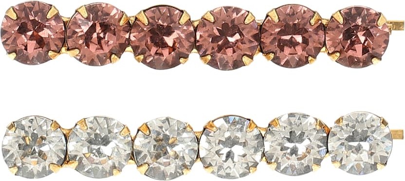 Jennifer Behr Exclusive to Mytheresa – set of two embellished barrettes