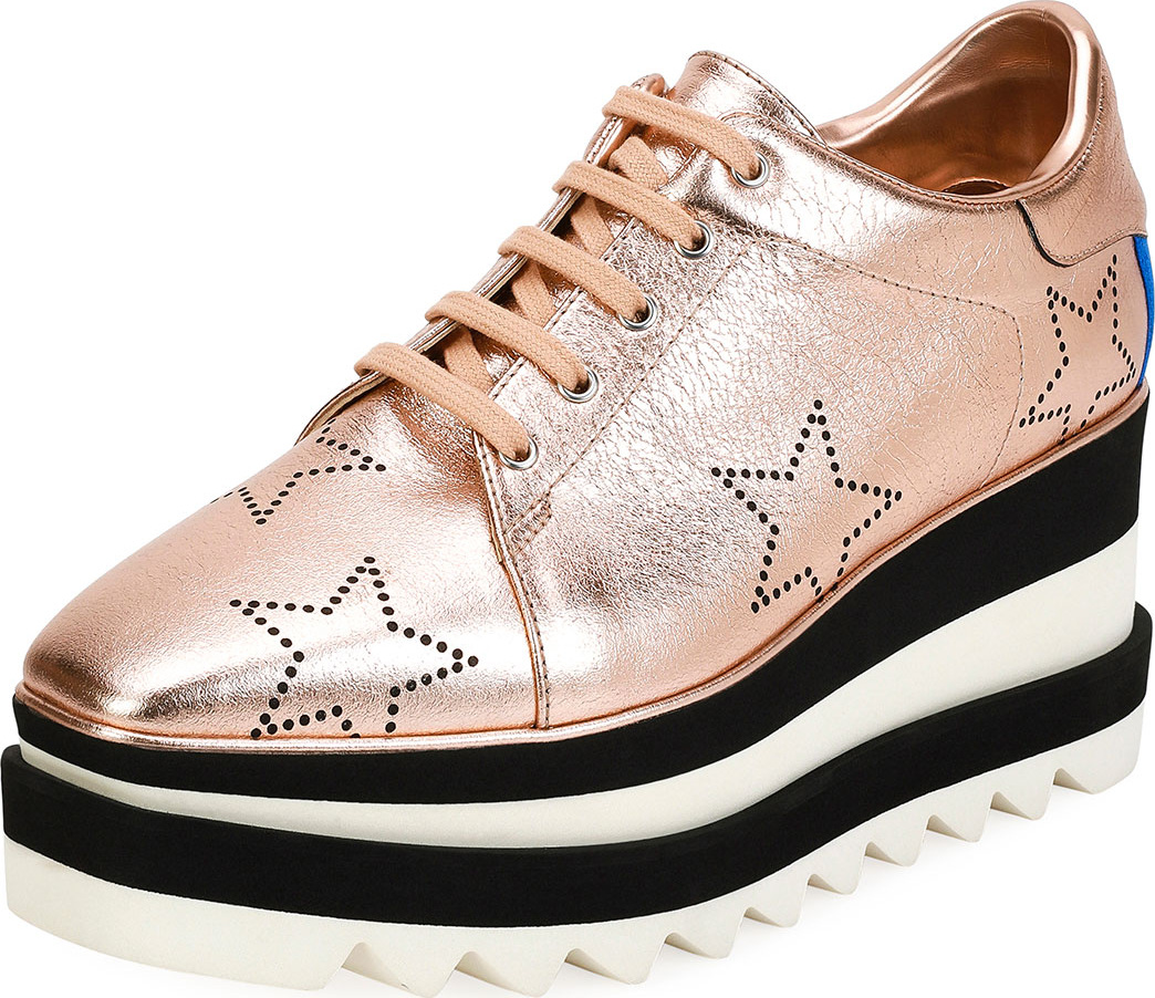 Stella McCartney Sneakelyse Stars Platform Sneakers
