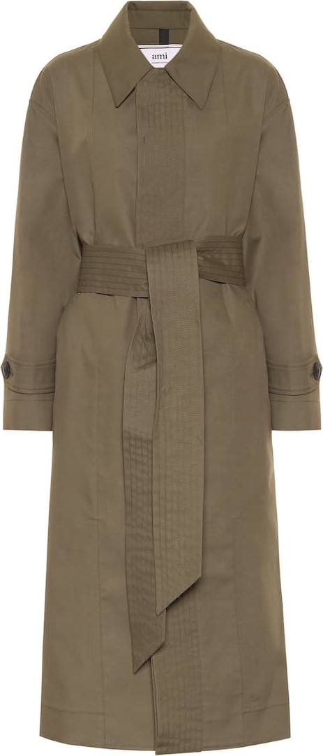 AMI Cotton-blend coat