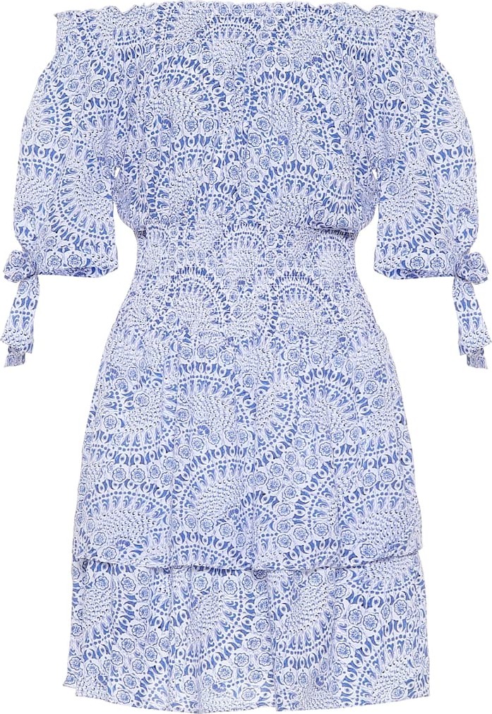 Melissa Odabash Camilla off-the-shoulder minidress