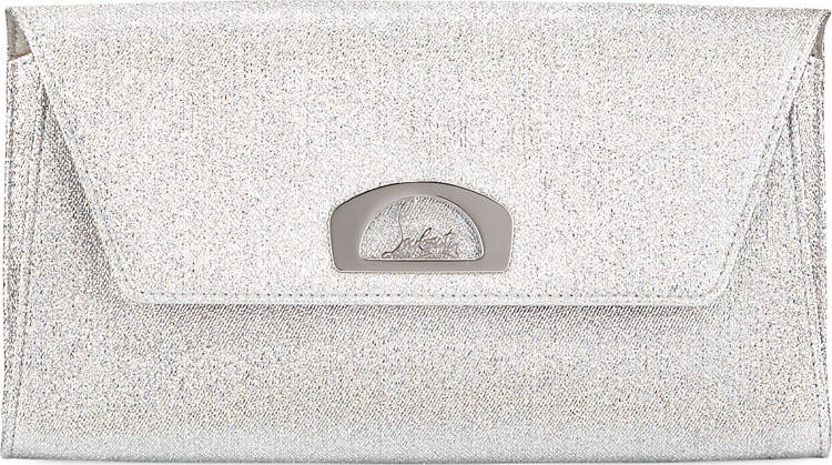 Christian Louboutin Vero Dodat Glitter Clutch Bag