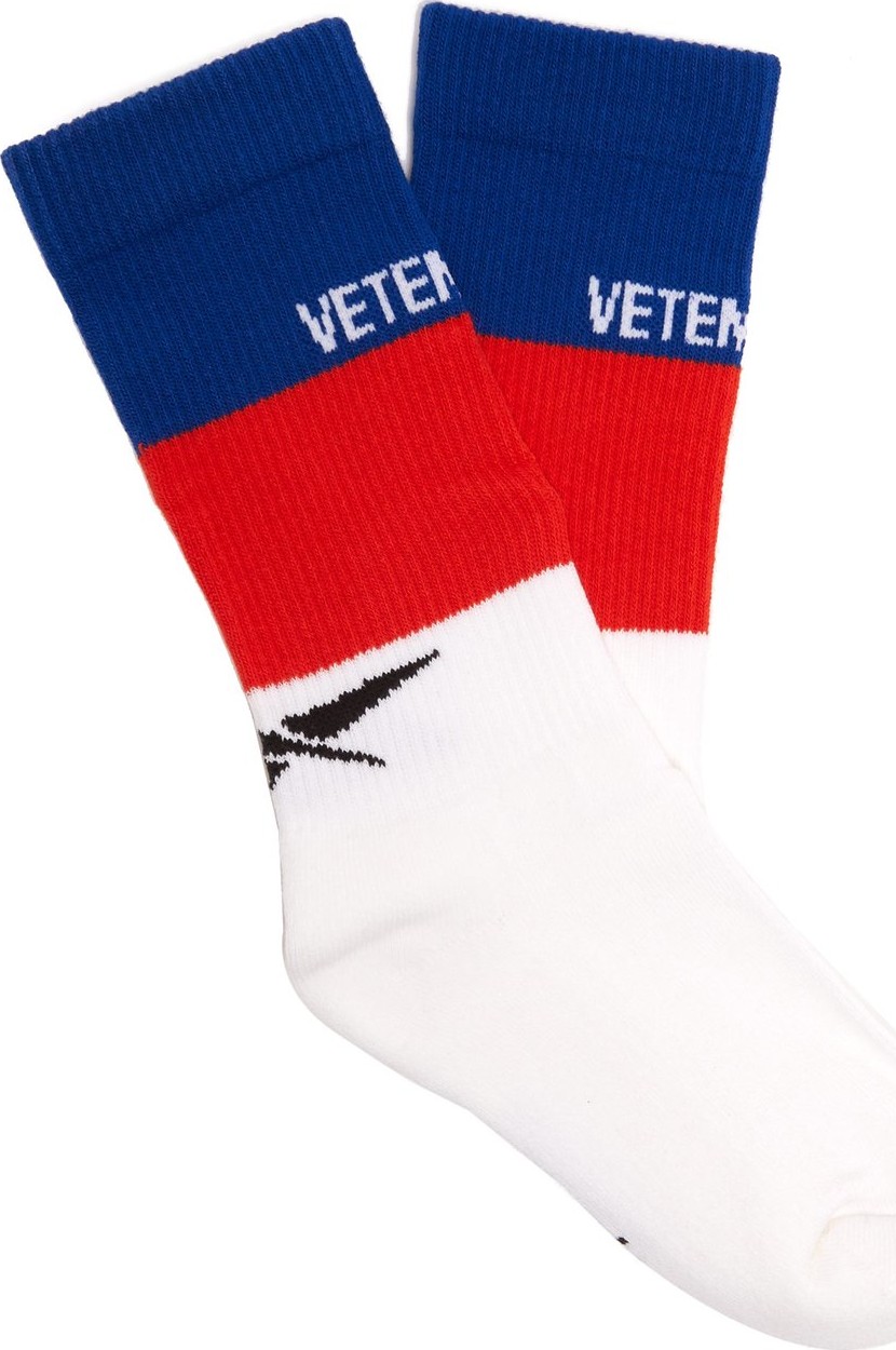 Vetements X Reebok logo-intarsia socks