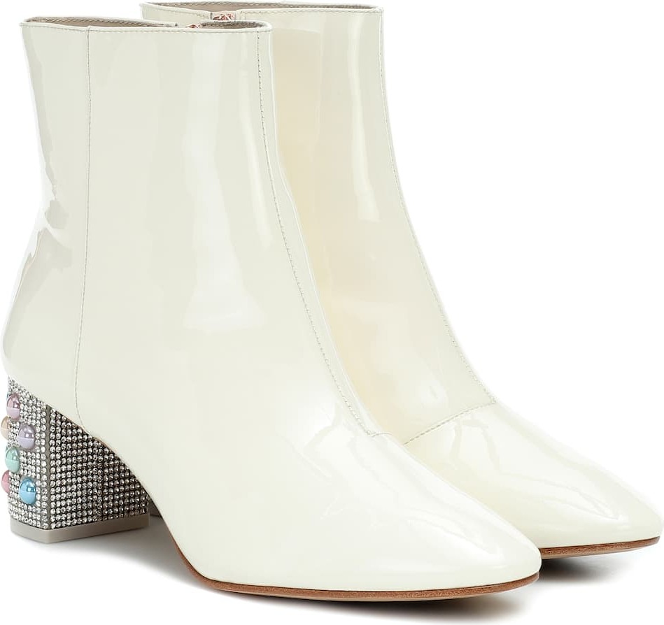 Sophia Webster Toni embellished leather ankle boot