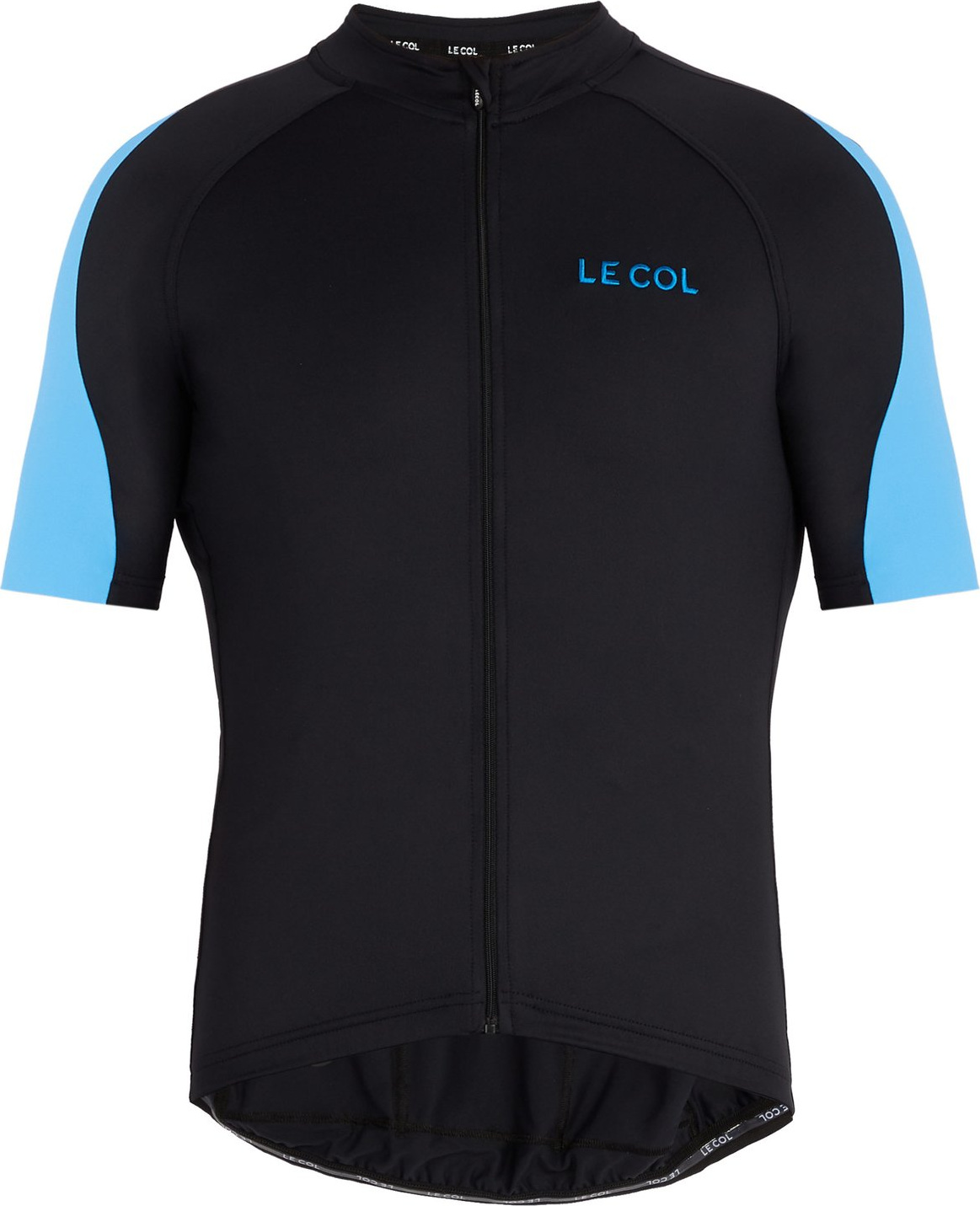 Le Col Nero zip-through cycle top