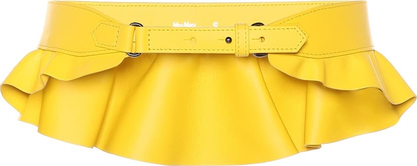 Max Mara Burgos leather belt