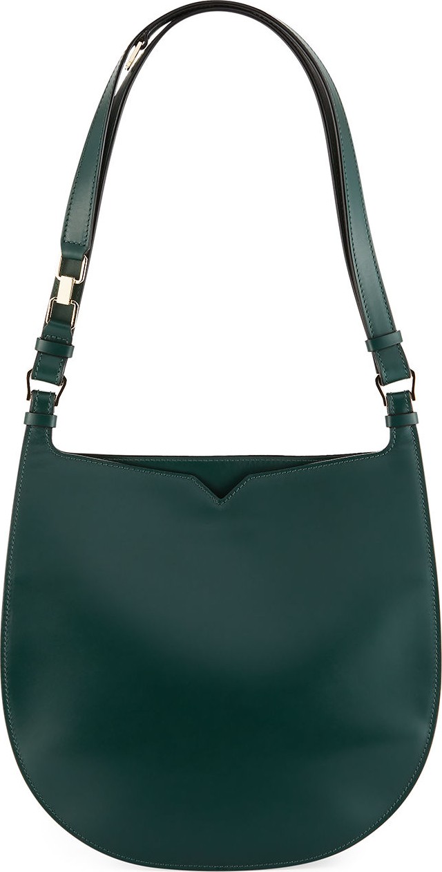 Valextra Smooth Weekend Hobo Bag