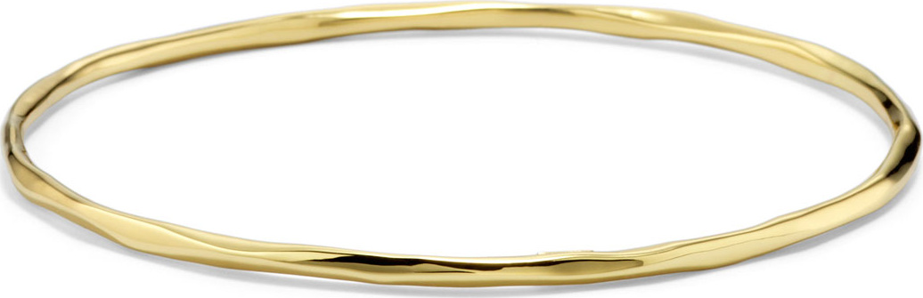 IPPOLITA 18K Gold Glamazon Thin Faceted Bangle