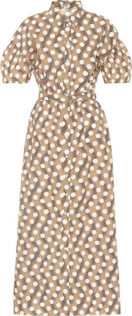 KENZO Printed cotton maxi dress