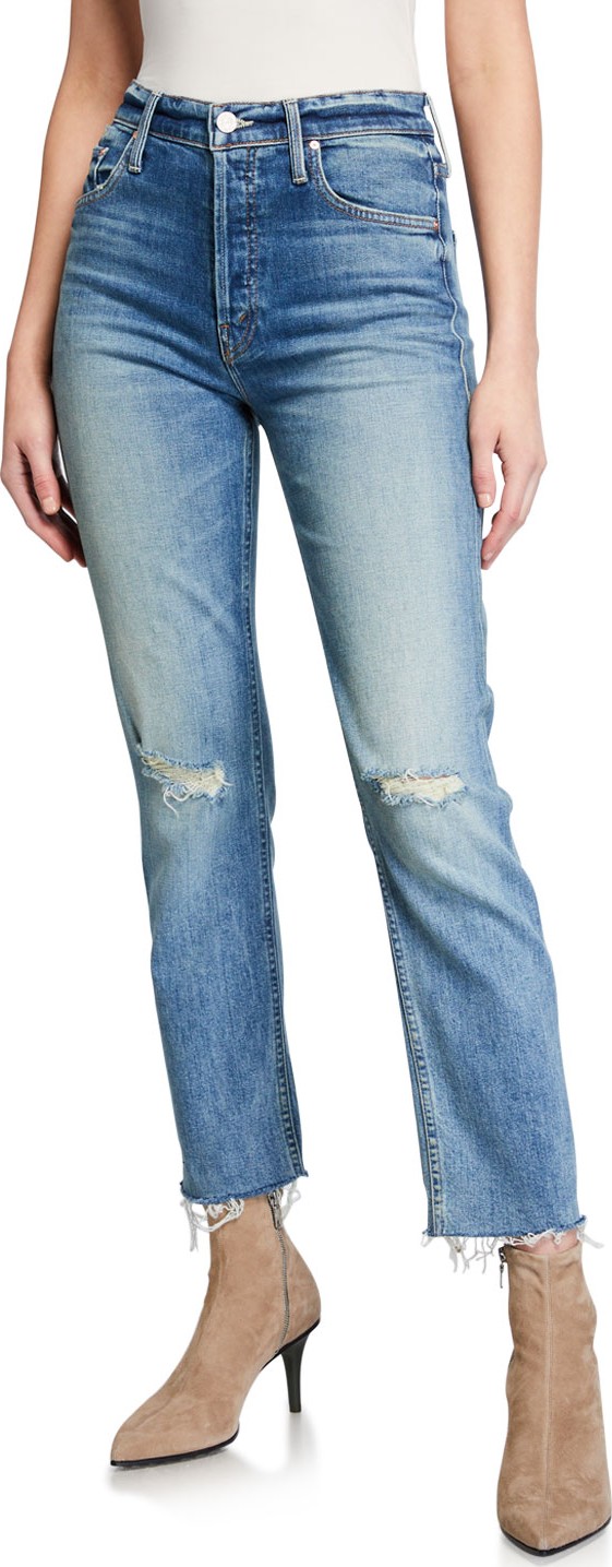 MOTHER The Tomcat Ankle Fray Jeans