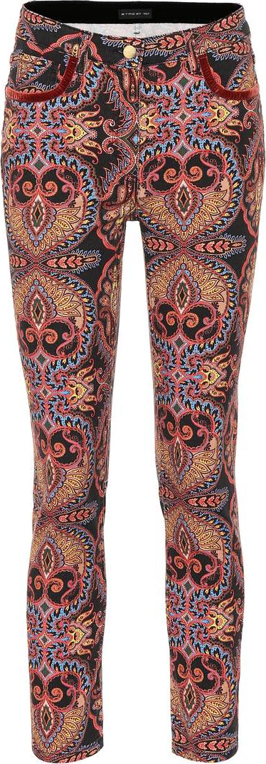Etro Paisley cotton-blend pants