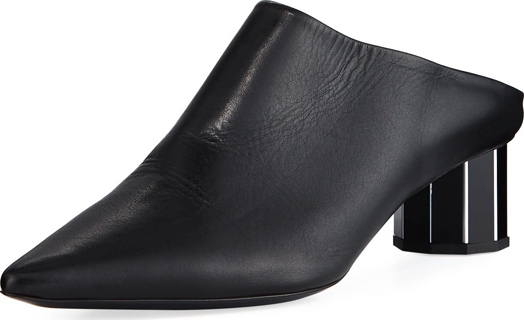 Proenza Schouler Leather Pointed Slide Mules