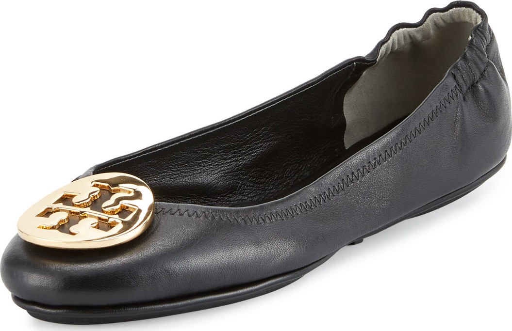 Tory Burch Minnie Travel Logo Ballet Flats