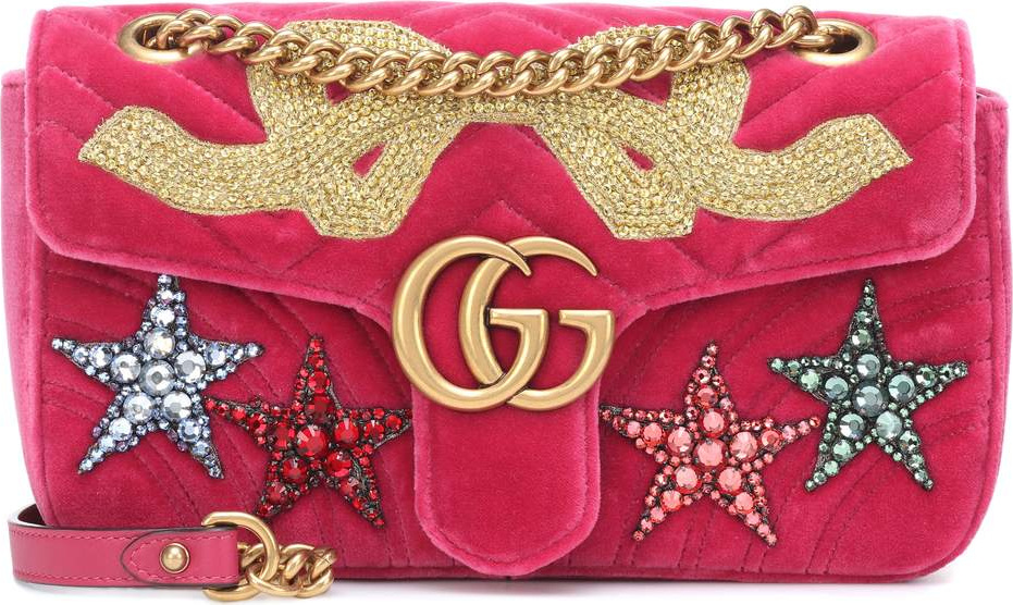 Gucci GG Marmont velvet shoulder bag