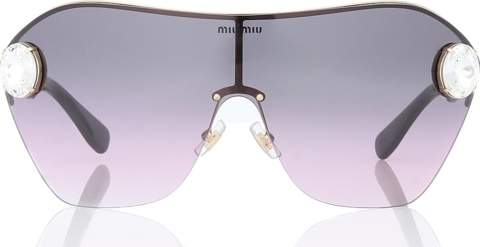 Miu Miu Enchant embellished sunglasses