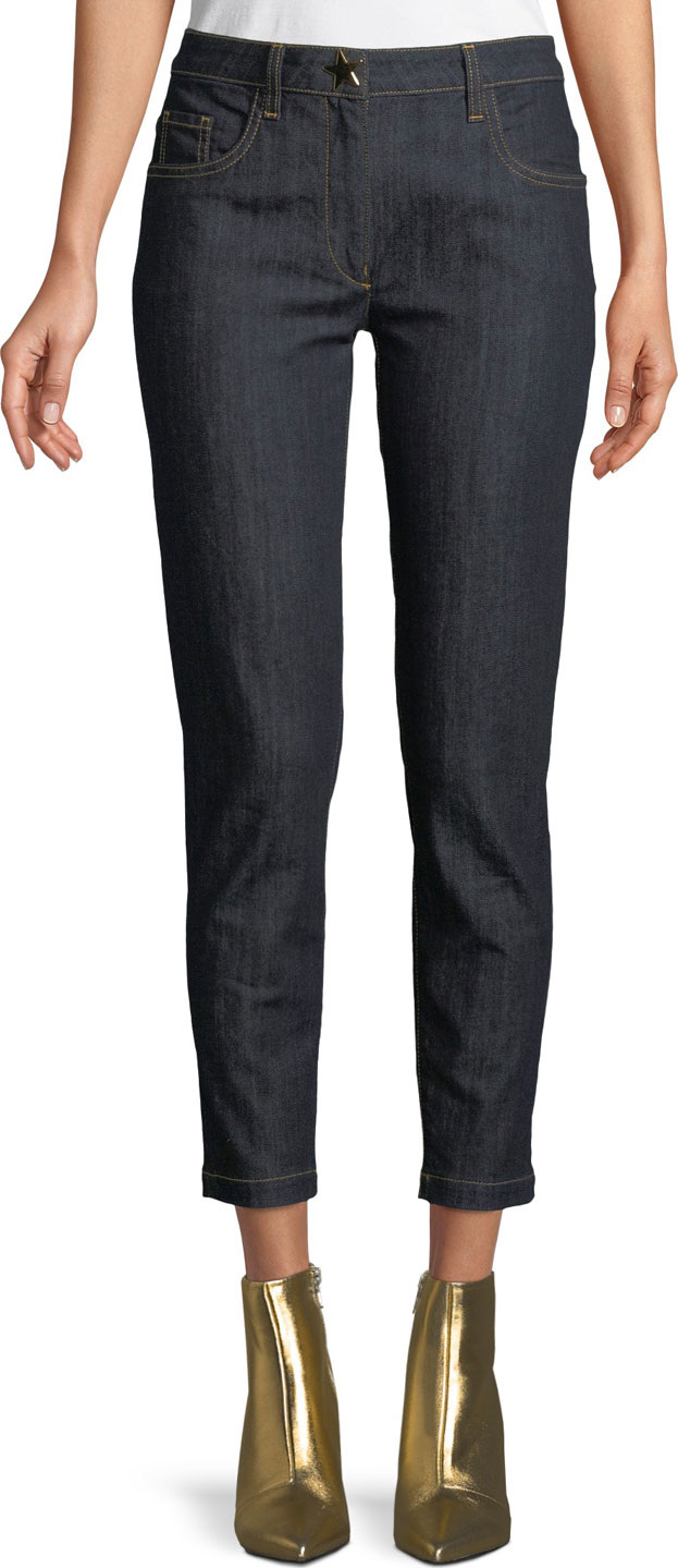 Boutique Moschino Straight-Leg Ankle Jeans