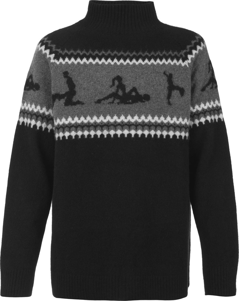 The Elder Statesman intarsia knit jumper