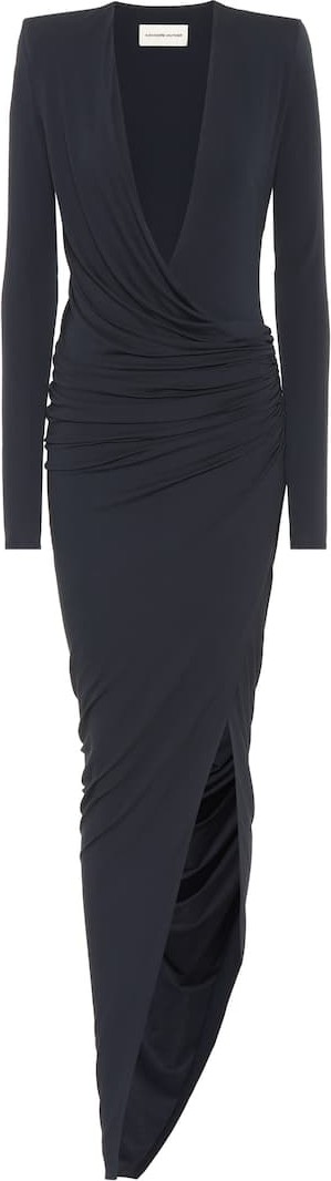 Alexandre Vauthier Asymmetric stretch-jersey gown