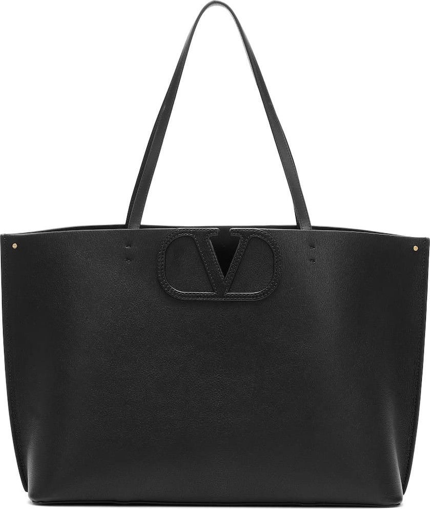 Valentino Valentino Garavani VLOGO Medium leather shopper
