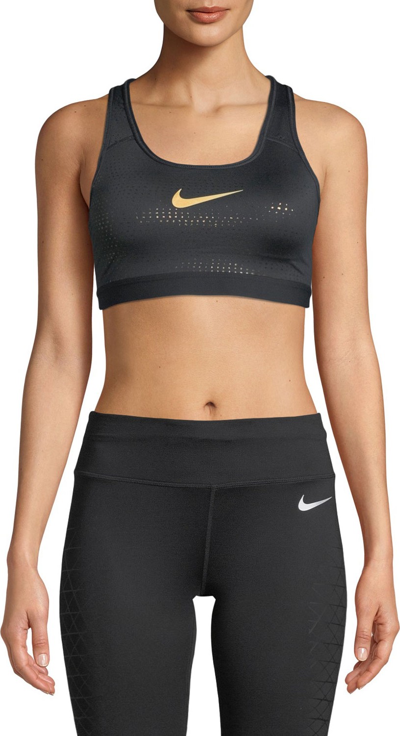 Nike Dot-Print Racerback Sports Bra