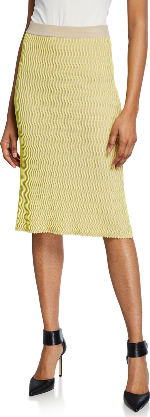 Opening Ceremony Squiggle Pencil Skirt
