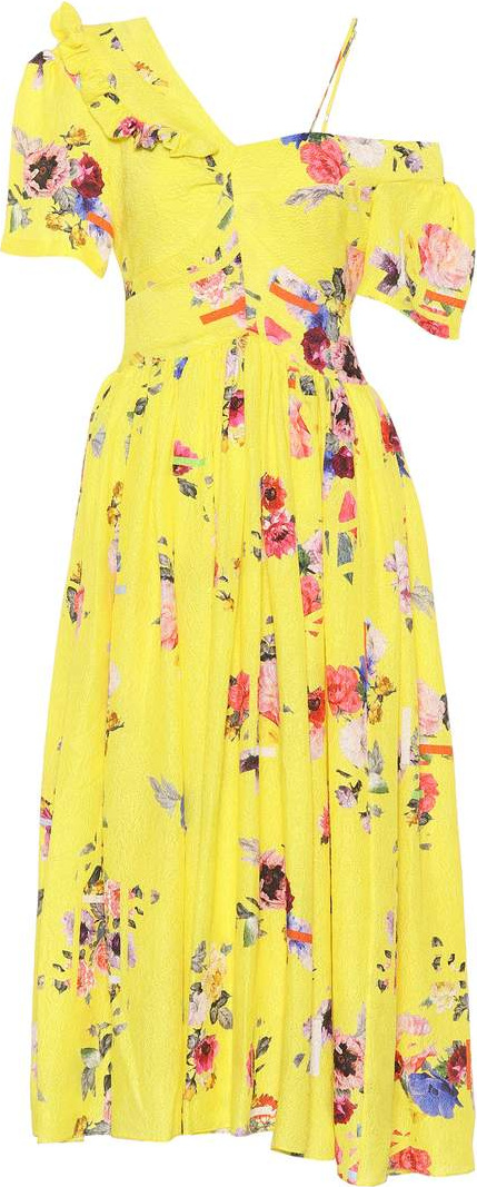 Preen Domino silk-blend dress